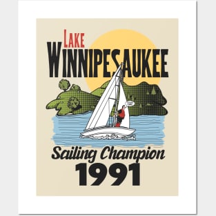 Lake Winnipesaukee Sailing Champion Posters and Art